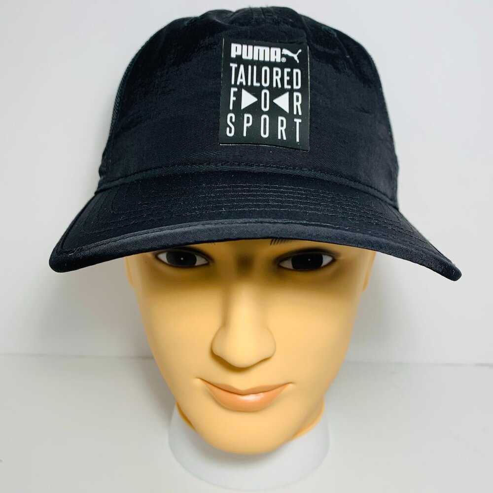 Puma Baseball Cap Tailored For Sport Logo Classic Adjustable Men's Black